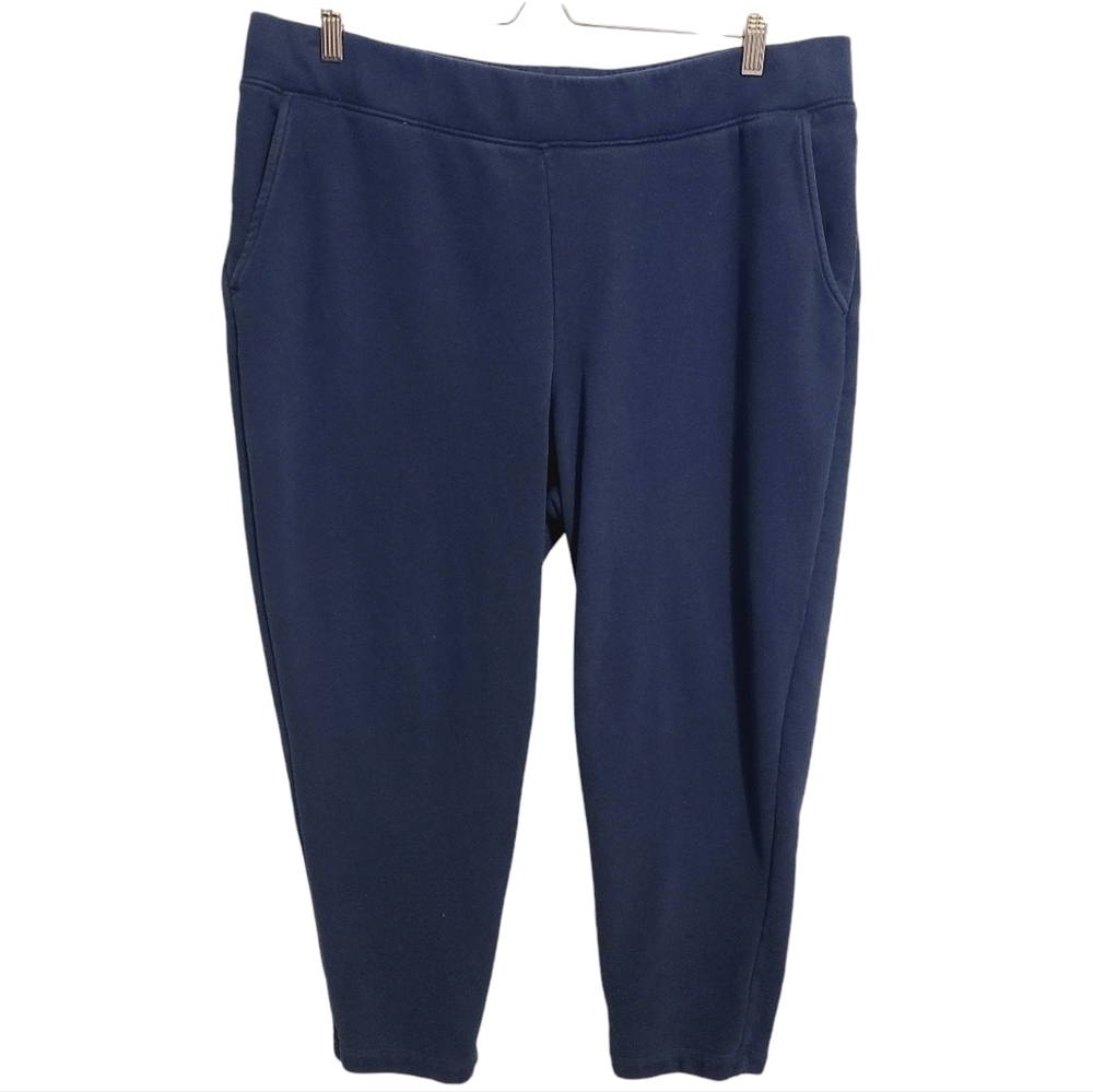 Lands' End | Women's Navy Blue Pullon Joggers or Sweatpants (Size XL/18)